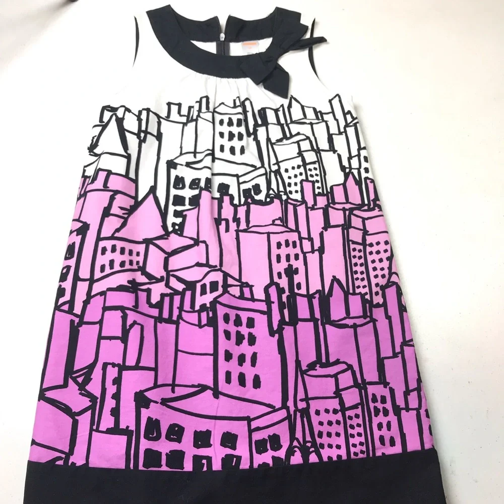 COPY - Gymboree cityscape A line sleeveless dress Sz 10